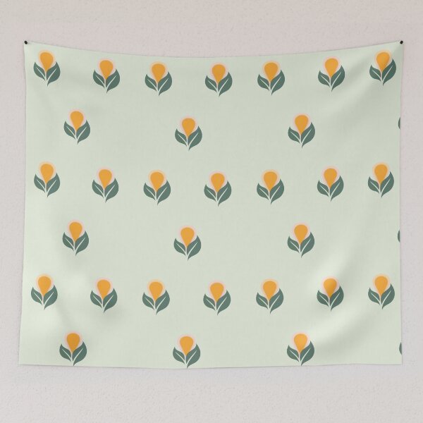 Item preview, Bright Orange Flowers designed and sold by Art Shimmers.