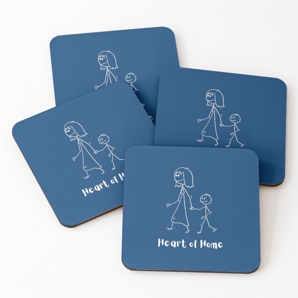 Item preview, Heart of Home – Stick Figure Design designed and sold by TheSistersDuo.