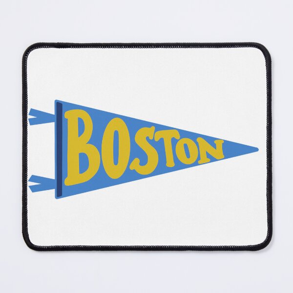 Item preview, Boston Pennant Flag on white– Classic City Colors (Blue, Yellow & White) designed and sold by Giulia Palazzo.