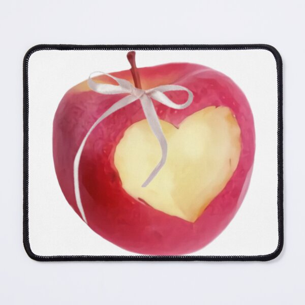 Item preview, Coquette apple with heart and bow designed and sold by Pixiedrop.