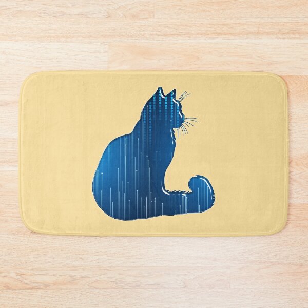 Item preview, blue cat designed and sold by poupoune.