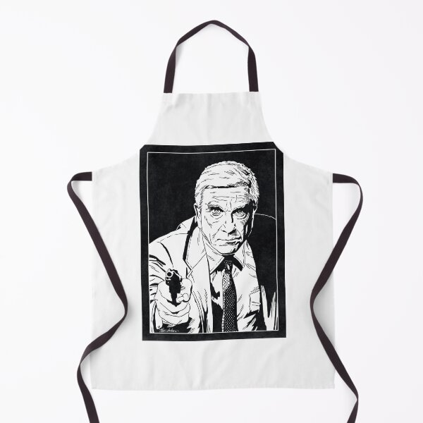 Item preview, FRANK DREBIN - The Naked Gun (Black and White) designed and sold by FamousWeirdosRB.