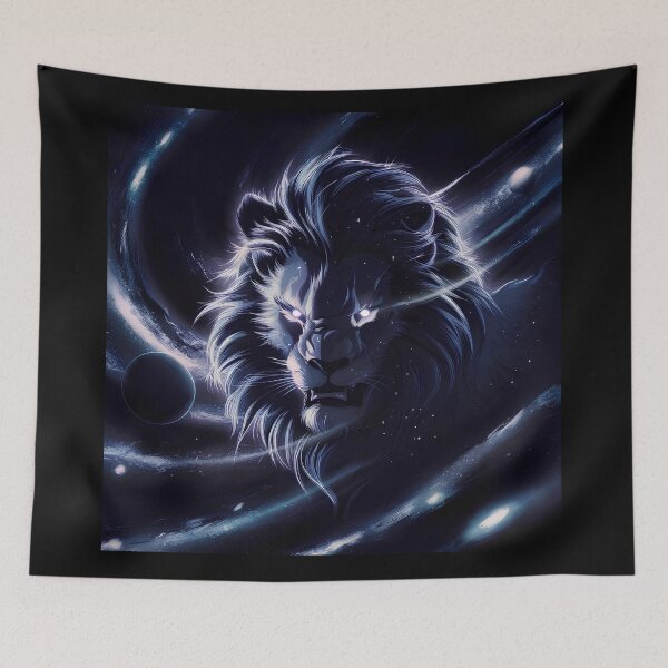 Item preview, Cosmic lion in the middle of galaxy designed and sold by Paul-Place.