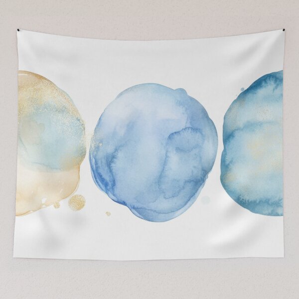 Item preview, Vibrant watercolor circles designed and sold by anytka.