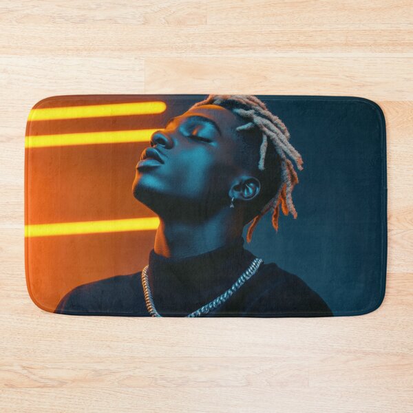 Item preview, Young man poses with neon lights designed and sold by anytka.