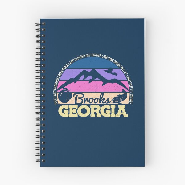 Item preview, Brooks Georgia Sunset Retro Vintage Local Pride Logo designed and sold by CRHPOD20.