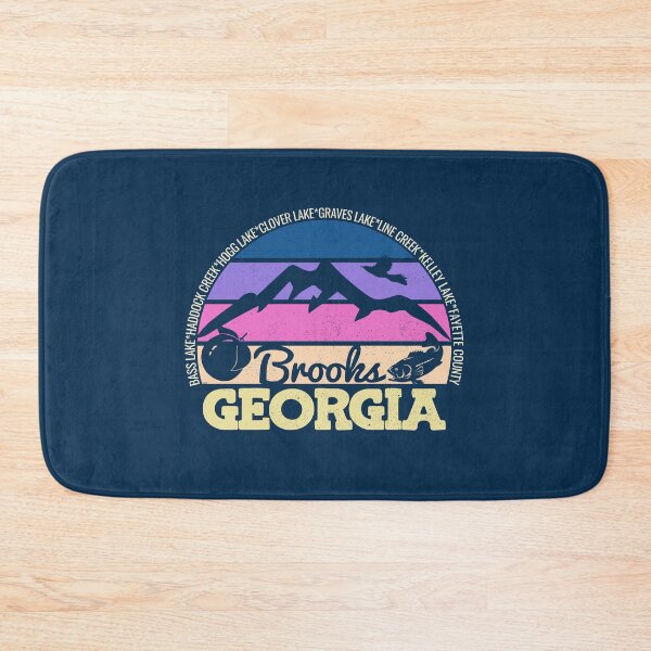 Item preview, Brooks Georgia Sunset Retro Vintage Local Pride Logo designed and sold by CRHPOD20.