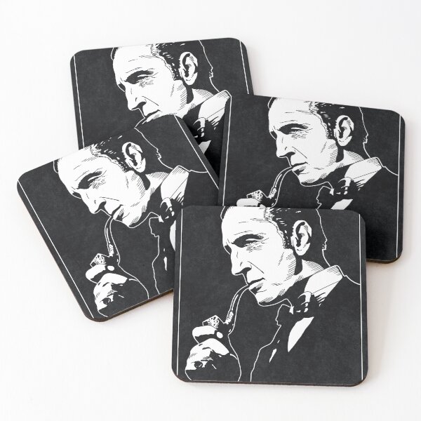Item preview, SHERLOCK HOLMES (Black and White) designed and sold by FamousWeirdosRB.