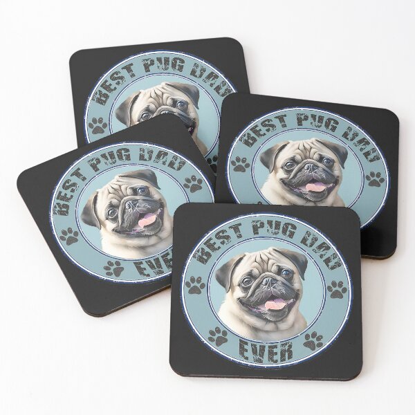 Item preview, Pug Dad T-Shirt designed and sold by candiscamera.