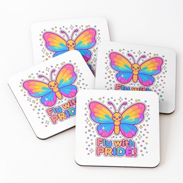 Item preview, Vibrant Pride Butterfly Sticker | Colorful LGBT Rainbow Art for Pride Month designed and sold by Nuist25.
