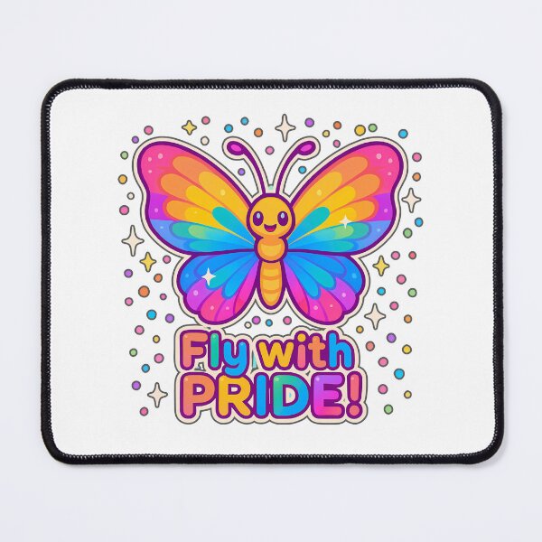 Item preview, Vibrant Pride Butterfly Sticker | Colorful LGBT Rainbow Art for Pride Month designed and sold by Nuist25.