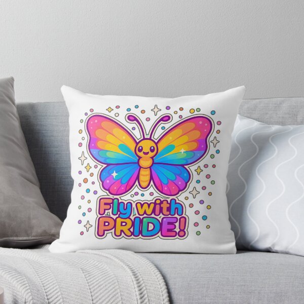 Item preview, Vibrant Pride Butterfly Sticker | Colorful LGBT Rainbow Art for Pride Month designed and sold by Nuist25.