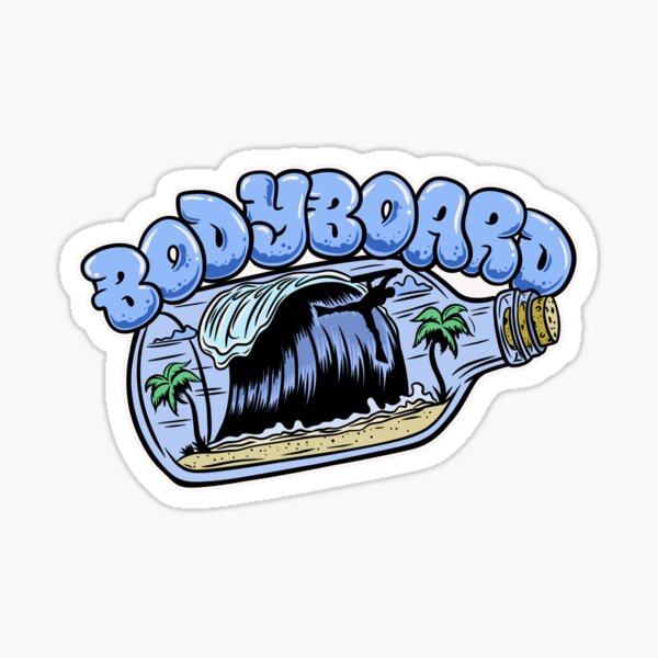 Aperçu de l'œuvre Graphique de bodyboard amusant : Bodyboard Paradise Sealed Tight créée et vendue par ImaginarStore.