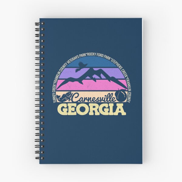 Item preview, Carnesville Georgia Sunset Retro Vintage Local Pride Logo designed and sold by CRHPOD20.