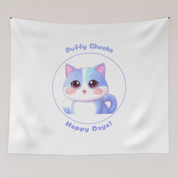 Item preview, Anime Chibi Style Cat designed and sold by Matthew Beech Designs.