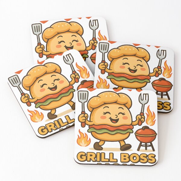 Item preview, Grill Boss Mom – Hot, Smoky, and Always in Charge! designed and sold by Snackwear Apparel.