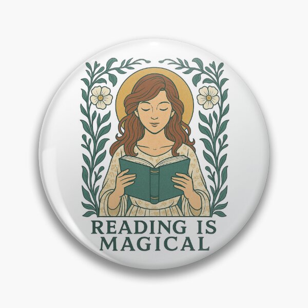 Item preview, Reading Is Magical Art Nouveau Book Lover Design designed and sold by Lacritsa .