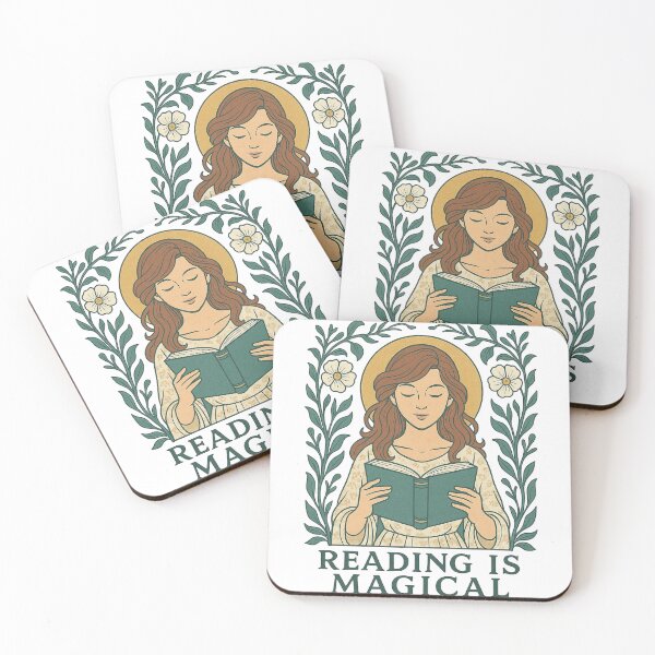 Item preview, Reading Is Magical Art Nouveau Book Lover Design designed and sold by Lacritsa .