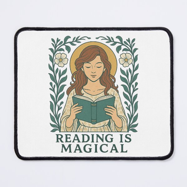 Item preview, Reading Is Magical Art Nouveau Book Lover Design designed and sold by Lacritsa .