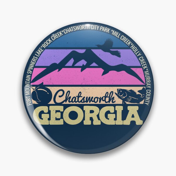 Item preview, Chatsworth Georgia Sunset Retro Vintage Local Pride Logo designed and sold by CRHPOD20.