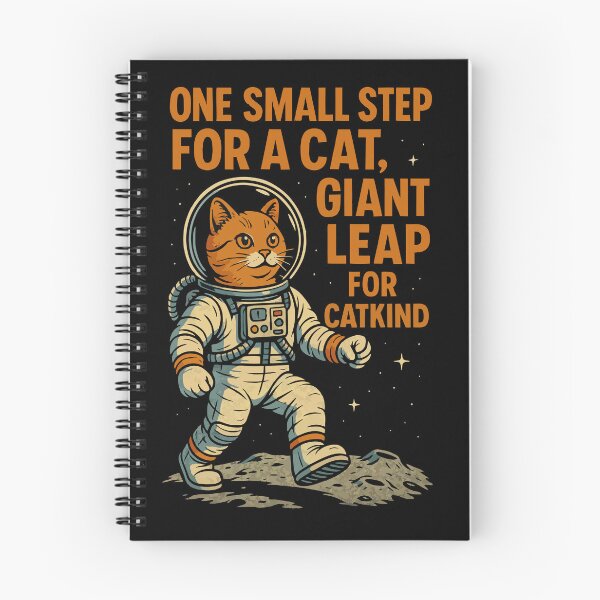 Item preview, AstroCat – One Giant Leap for Catkind (Retro Comic Style) designed and sold by rooffee.