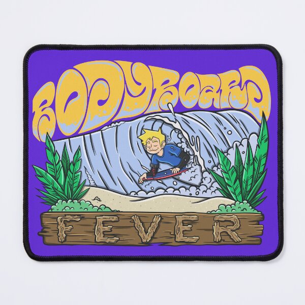 Item preview, Bodyboard Fever Cartoon Style : Retro Bodyboarding Tube Rider designed and sold by ImaginarStore.