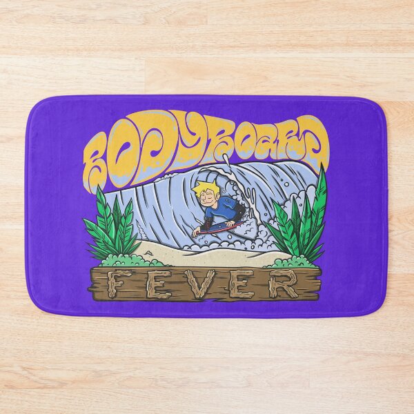Item preview, Bodyboard Fever Cartoon Style : Retro Bodyboarding Tube Rider designed and sold by ImaginarStore.
