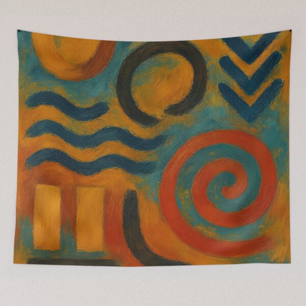 Item preview, Pleasant bright tones, wall art, merch designed and sold by BoBiloArt.