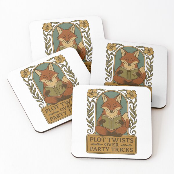 Item preview, Plot Twists Over Party Tricks – Reading Fox Design designed and sold by Lacritsa .