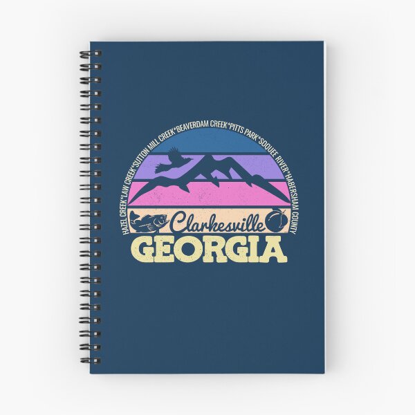 Item preview, Clarkesville Georgia Sunset Retro Vintage Local Pride Logo designed and sold by CRHPOD20.
