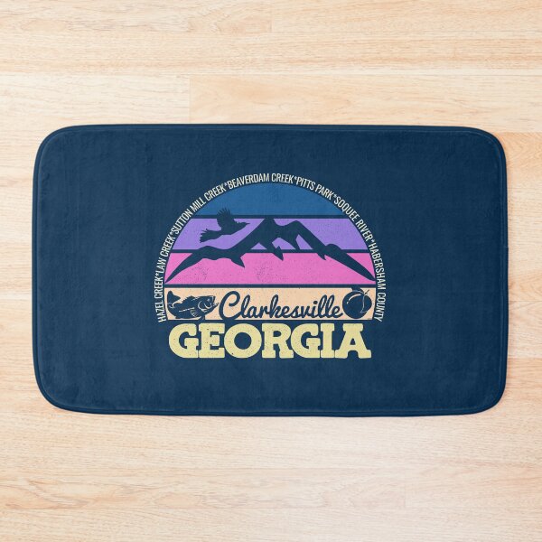 Item preview, Clarkesville Georgia Sunset Retro Vintage Local Pride Logo designed and sold by CRHPOD20.