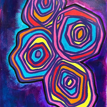 Artwork thumbnail, Paper Roses by Libmandy