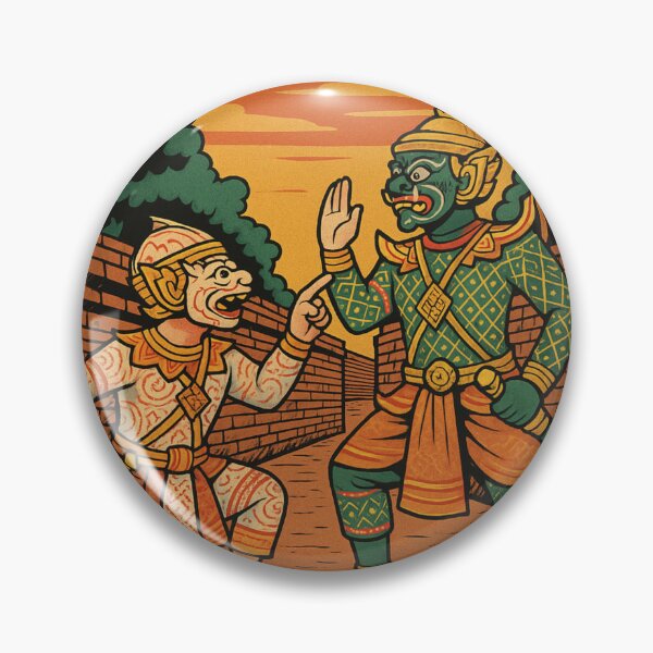 Item preview, Hanuman vs. Tosakanth designed and sold by NexAesthetic.