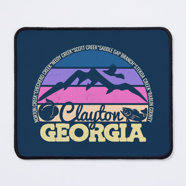Item preview, Clayton Georgia Sunset Retro Vintage Local Pride Logo designed and sold by CRHPOD20.