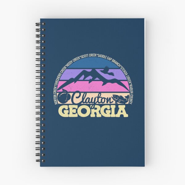 Item preview, Clayton Georgia Sunset Retro Vintage Local Pride Logo designed and sold by CRHPOD20.
