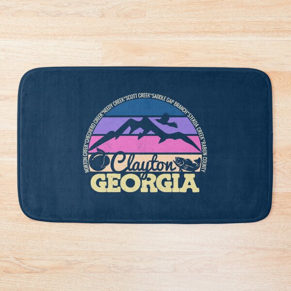 Item preview, Clayton Georgia Sunset Retro Vintage Local Pride Logo designed and sold by CRHPOD20.