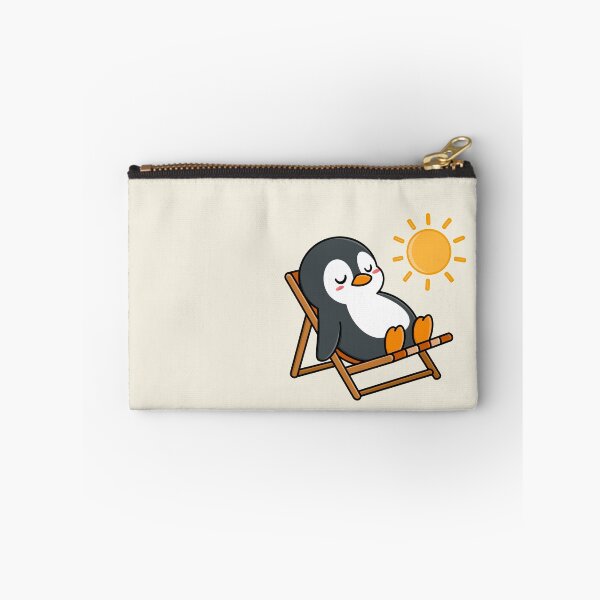 Item preview, Cute Penguin Bathing in the Sun designed and sold by MyMushroomGrove.