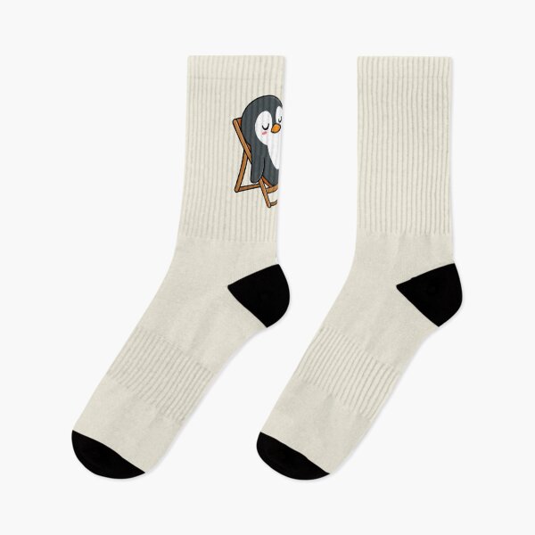 Item preview, Cute Penguin Bathing in the Sun designed and sold by MyMushroomGrove.