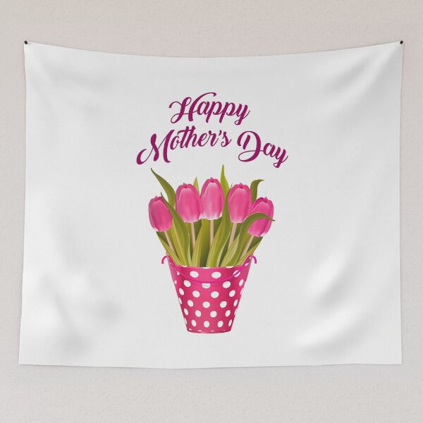 Item preview, Happy Mothers Day Bucket of Tulips designed and sold by Alaskandreamer.