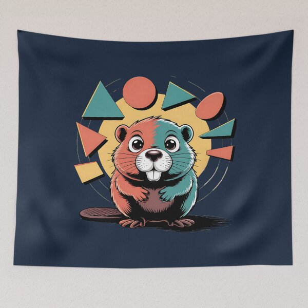 Item preview, Beaver Builder For Biodiversity Protection Castor Species Protection designed and sold by SurrealArtSzysz.