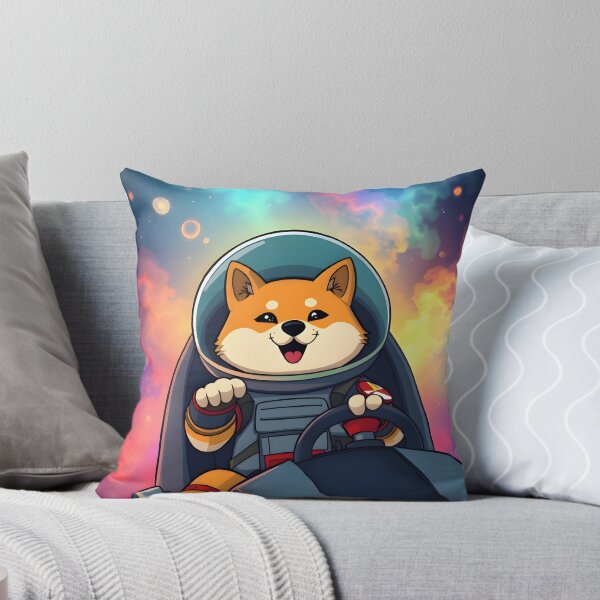 Item preview, Happy Shiba in Space designed and sold by Kittypolis.