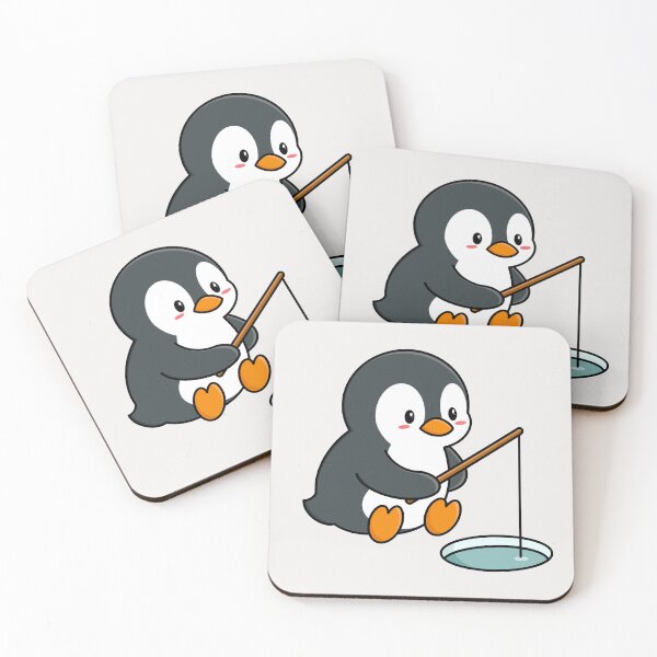 Item preview, Cute Penguin FIshing designed and sold by MyMushroomGrove.