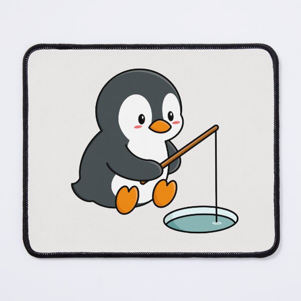 Item preview, Cute Penguin FIshing designed and sold by MyMushroomGrove.