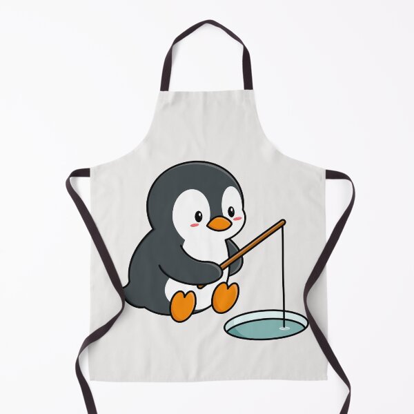 Item preview, Cute Penguin FIshing designed and sold by MyMushroomGrove.