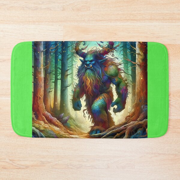 Item preview, Ogre Walking in the Forest - Rainbow Themed designed and sold by CattyCornerPOD.