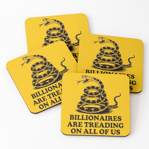 Item preview, Billionaires Are Treading On All Of Us Bumper designed and sold by Jaxym.
