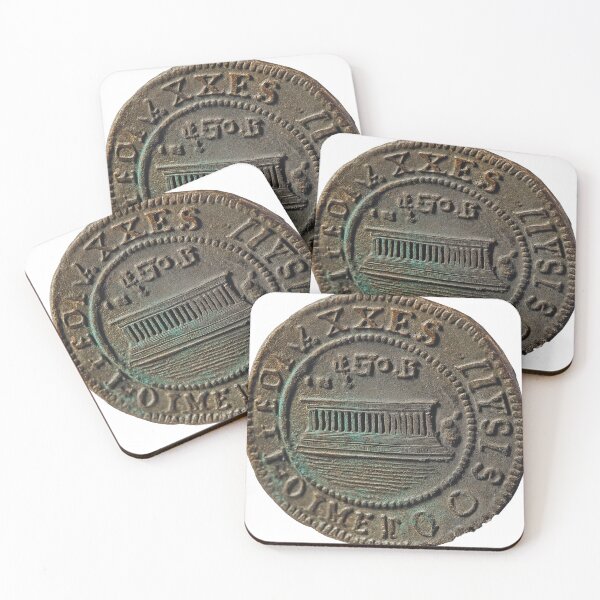 Item preview, 12of40 Echoes of Lysimachus: Fictional Alexandrian Temple Coin Design designed and sold by TheBrainArt.
