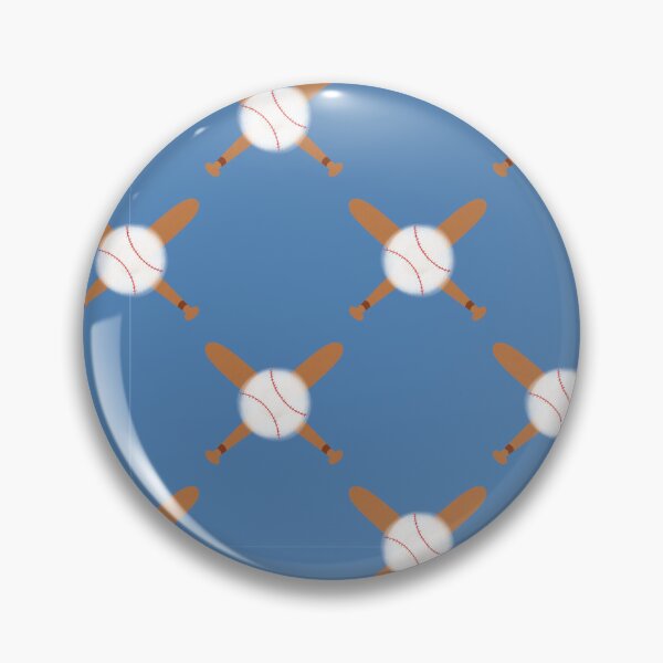 Item preview, Baseball and bats on blue designed and sold by jebsicka.