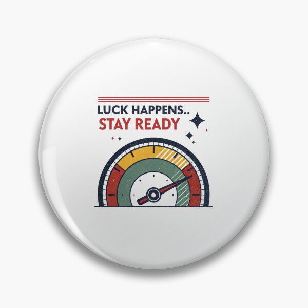 Item preview, Luck happens .. stay ready designed and sold by Lucky 777.