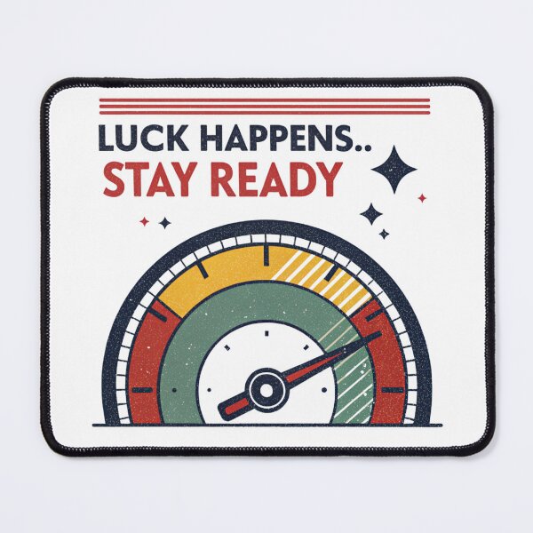 Item preview, Luck happens .. stay ready designed and sold by Lucky 777.